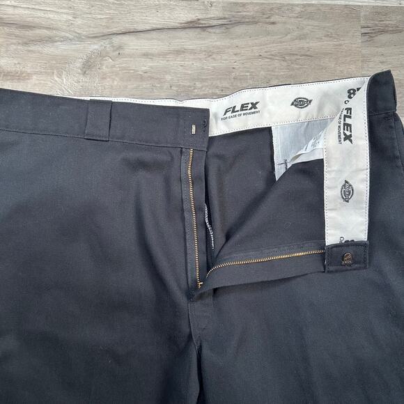 Dickies Flex Black Work Pants 42x32 Men’s Skate Streetwear Workwear - Picture 4 of 7